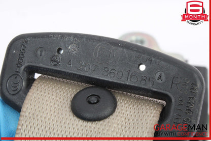10-13 Mercedes W207 E350 E550 Coupe Rear Right Side Seatbelt Seat Belt Beige