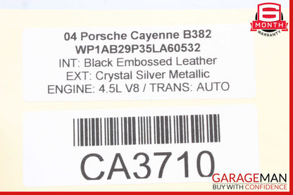 03-10 Porsche Cayenne 955 957 Front Left or Right Upper Control Arm Assembly OEM
