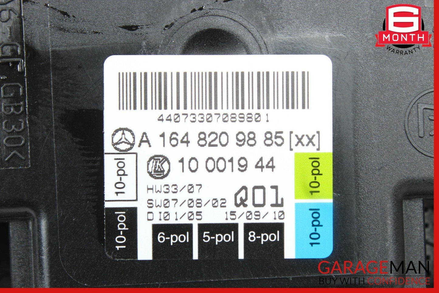 06-12 Mercedes GL450 R350 ML350 Front Right Side Door Control Module Unit