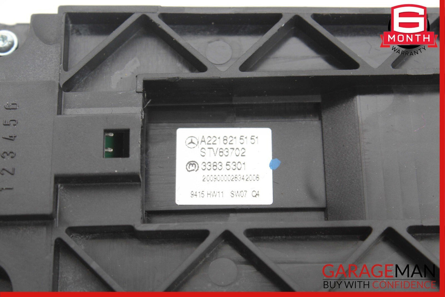 10-13 Mercedes W221 S63 AMG Front Left Driver Master Window Switch Controller