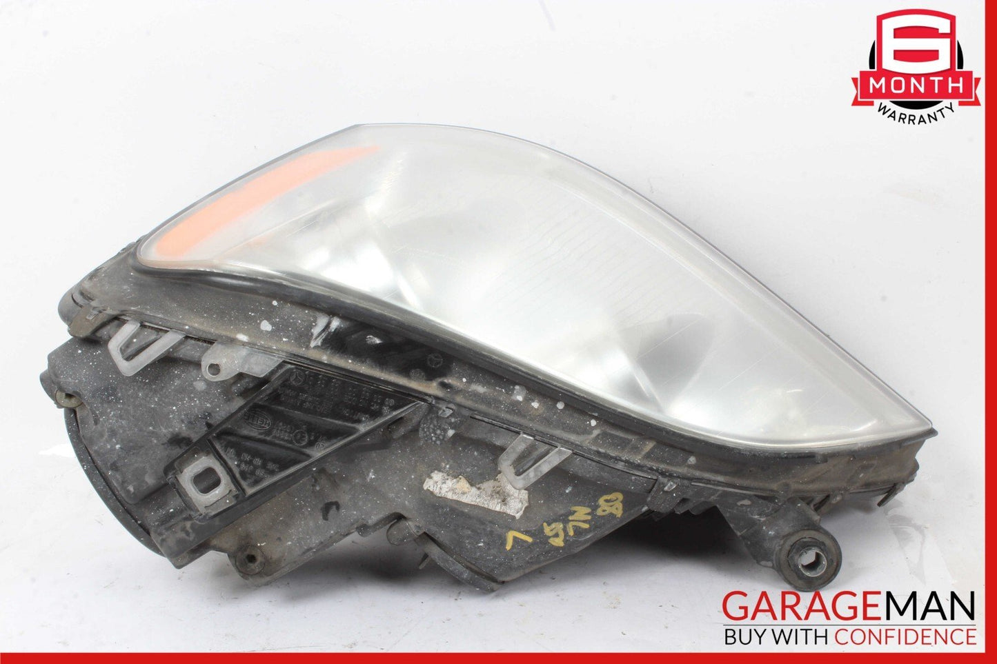 06-08 Mercedes W164 ML350 ML320 ML500 Left Drive Headlight Lamp Halogen OEM