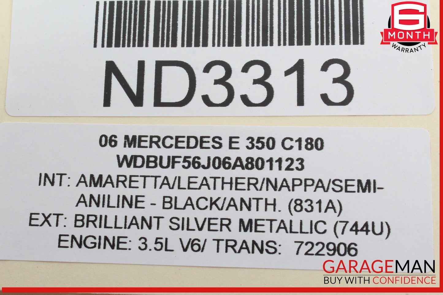 03-11 Mercedes W211 E350 Front Left Side Lower Wishbone Control Arm OEM