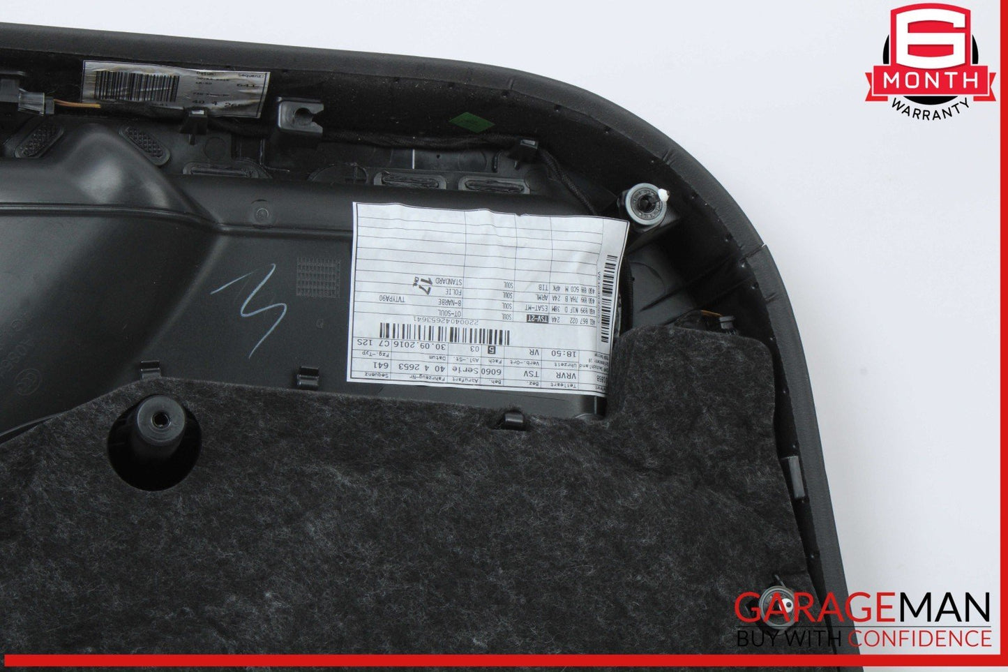 12-18 Audi A6 S6 Front Right Passenger Side Interior Door Panel 4G1867022 OEM