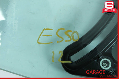 10-16 Mercedes W212 E550 Rear Right Quarter Window Glass & Regulator Motor Plate