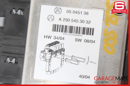 03-12 Mercedes R230 SL500 SL550 SL65 AMG Rear SAM Fuse Box Relay Module OEM