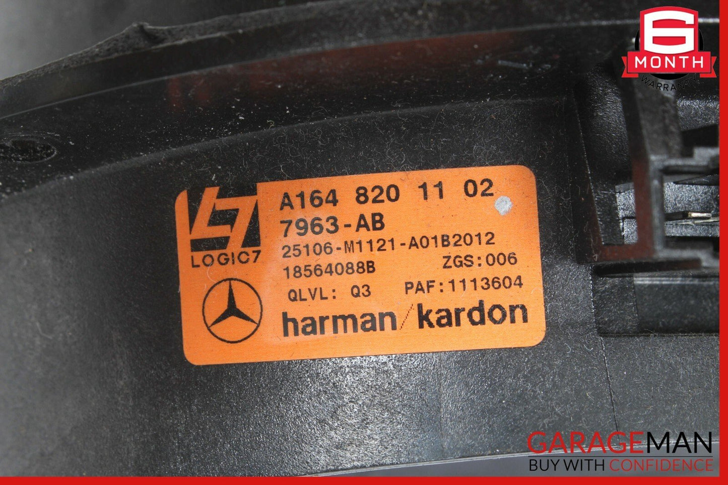 06-13 Mercedes W251 R350 GL450 ML500 Rear Right or Left Door Audio Sound Speaker