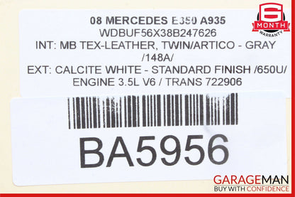 03-09 Mercedes W211 E320 E350 E63 AMG Rear Right Door Window Regulator Motor OEM