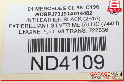 00-06 Mercedes R230 SL500 CL500 Voice Command Control Module 2208204785 OEM