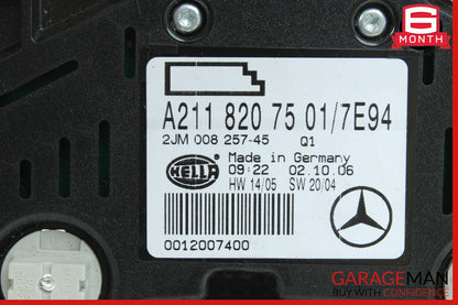 06-11 Mercedes W219 CLS550 E350 Rear Overhead Dome Light Gray 2118207501 OEM