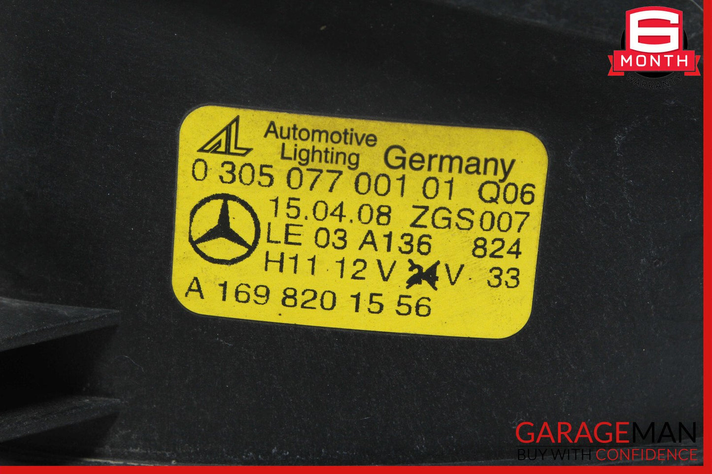 07-09 Mercedes E350 CLK350 GL320 Front Left Side Foglight Fog Light Lamp