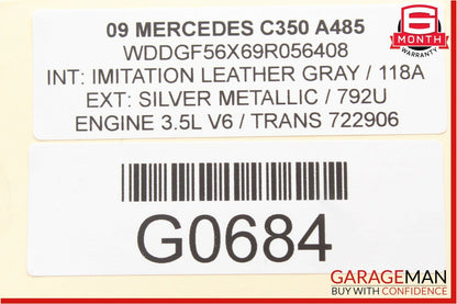 08-11 Mercedes W204 C300 Rear Right Passenger Side Door Lock Latch Actuator