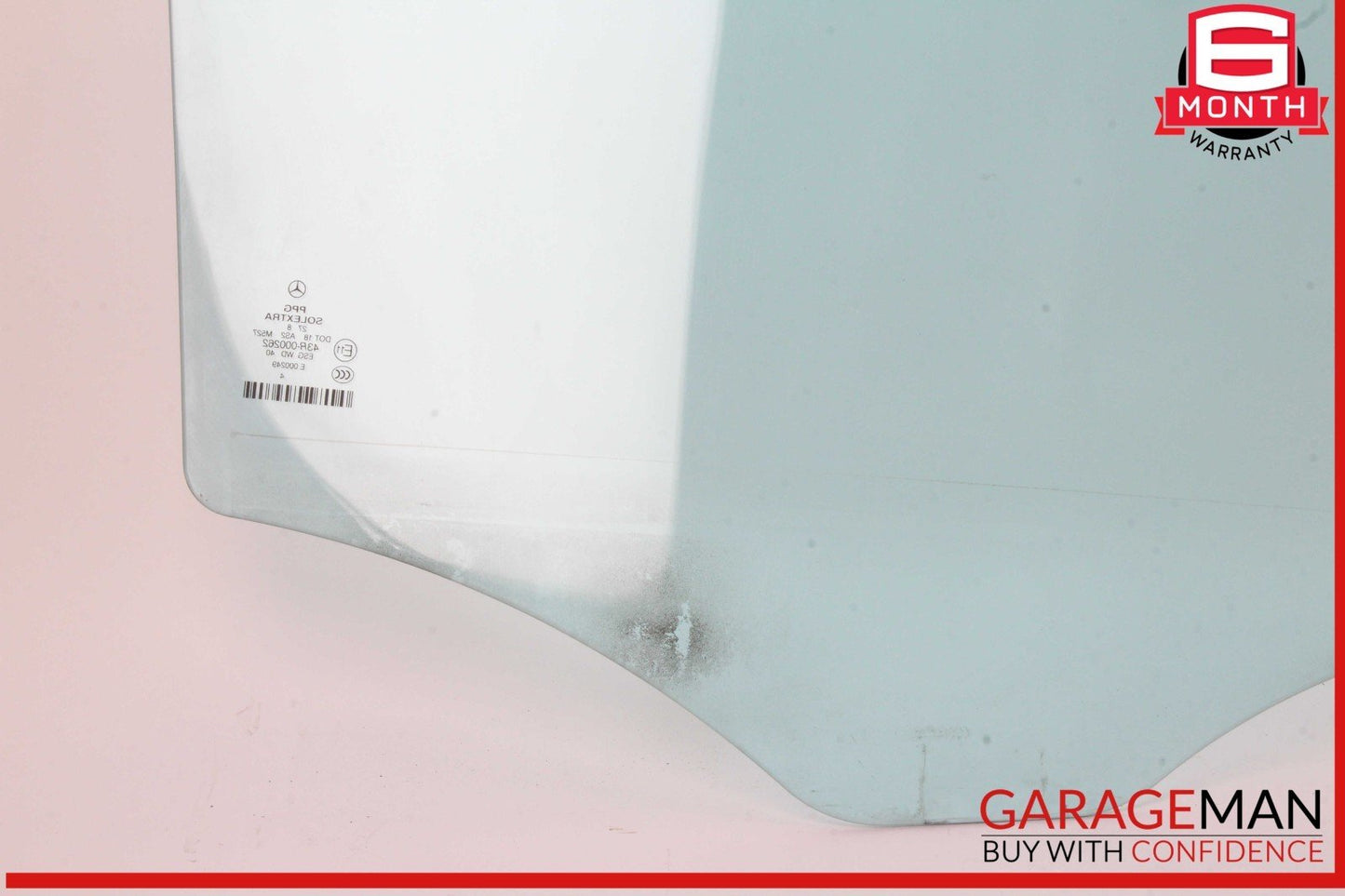 03-09 Mercedes W211 E550 Rear Left Driver Side Door Window Auto Glass OEM