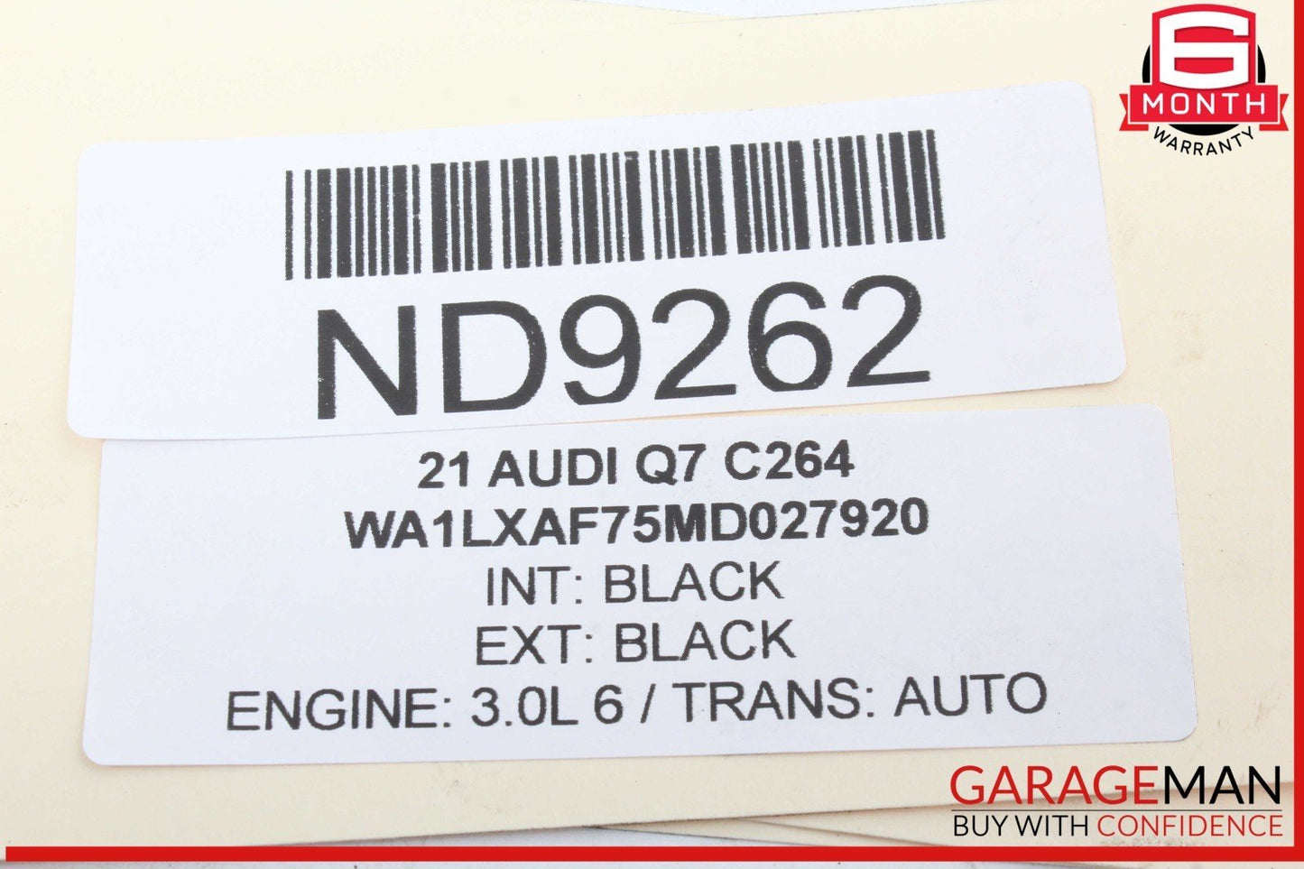 17-24 Audi Q7 Rear Right Passenger Side Rearward Upper Control Arm 4M0505398R