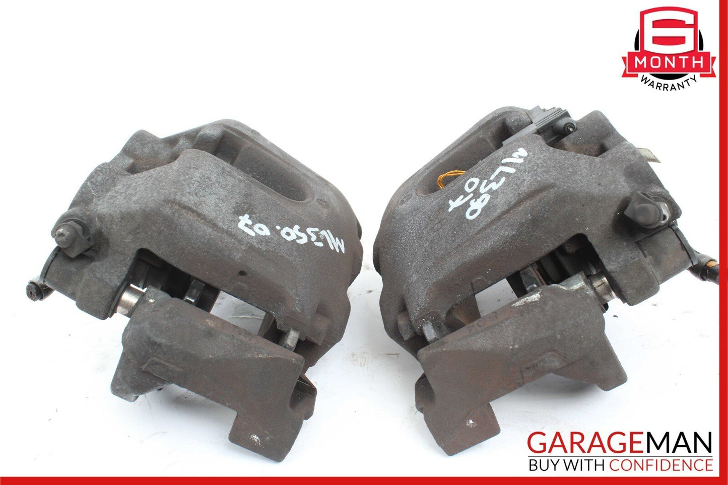 06-09 Mercedes W164 ML350 Front Left & Right Side Brake Caliper Calipers Set OEM