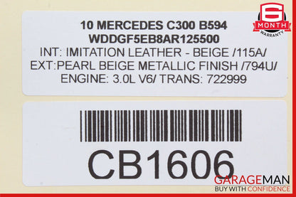 08-18 Mercedes W218 CLS550 C300 Rear Right or Left Side Lower Thrust Control Arm