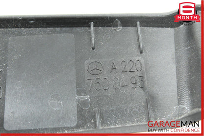 00-06 Mercedes W220 S55 AMG Trunk Tailgate Handle Lock Latch Cover Trim OEM