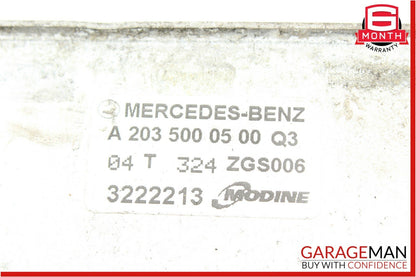 03-05 Mercedes W203 C230 Inter Cooler Intercooler Air Cooler Radiator OEM