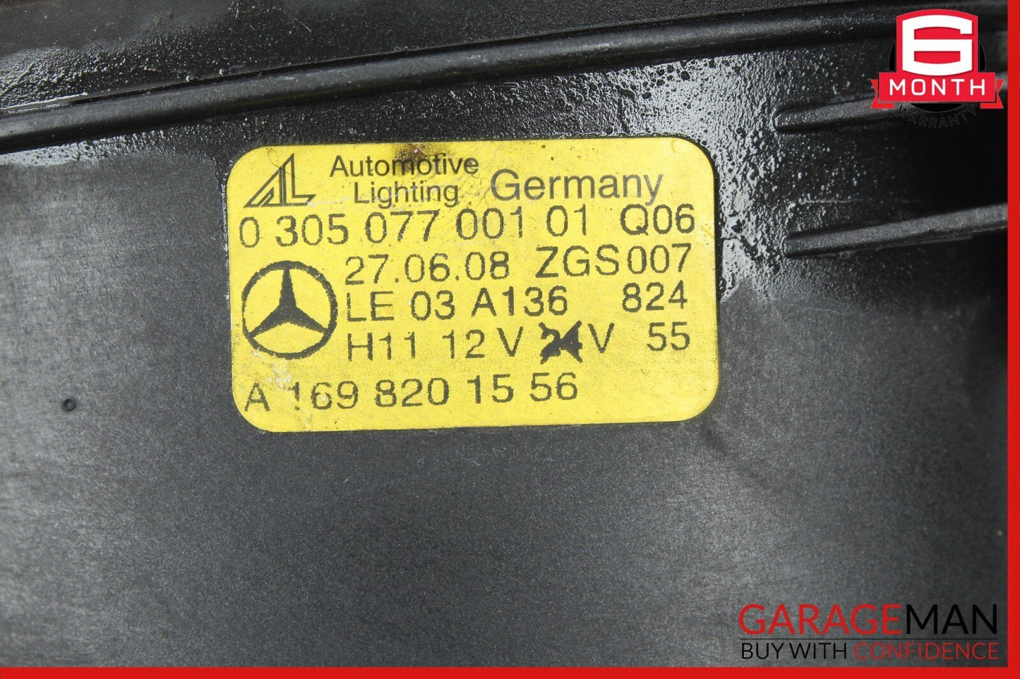 06-09 Mercedes W209 CLK350 E350 Front Left Driver Side Foglight Fog Light Lamp