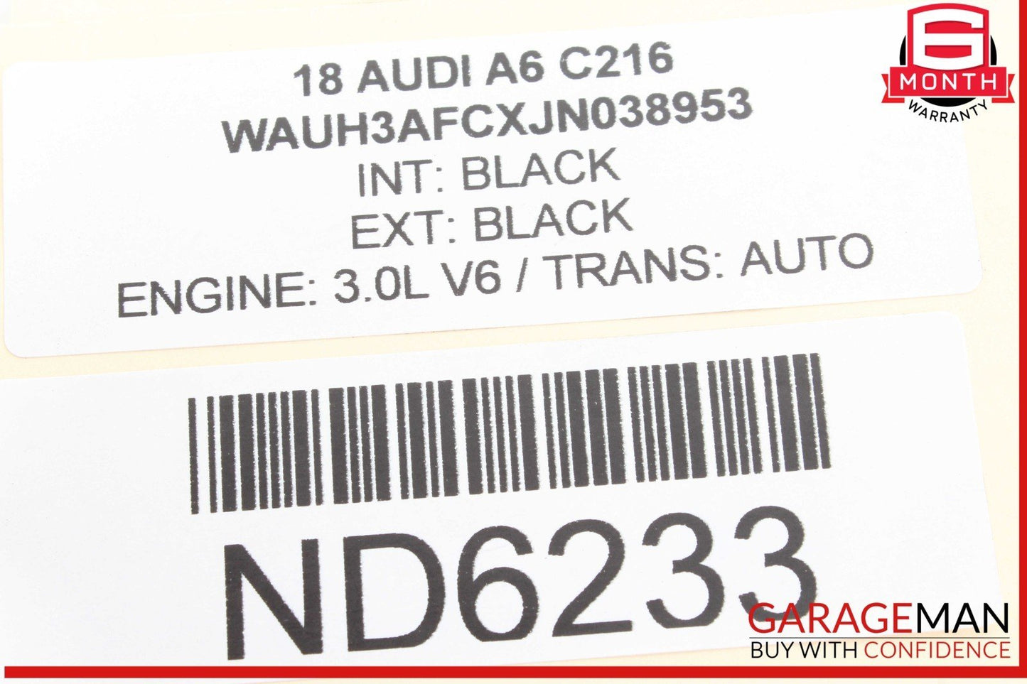 12-18 Audi A6 Radiator Coolant Overflow Reservoir Bottle Tank 4G0121403R Genuine