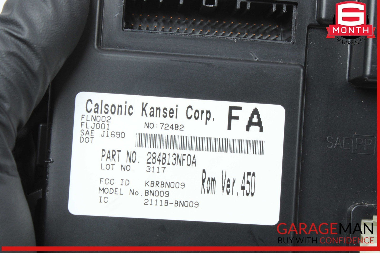 13-17 Nissan Leaf Body Control Module Unit BCM 284B13NF0A OEM
