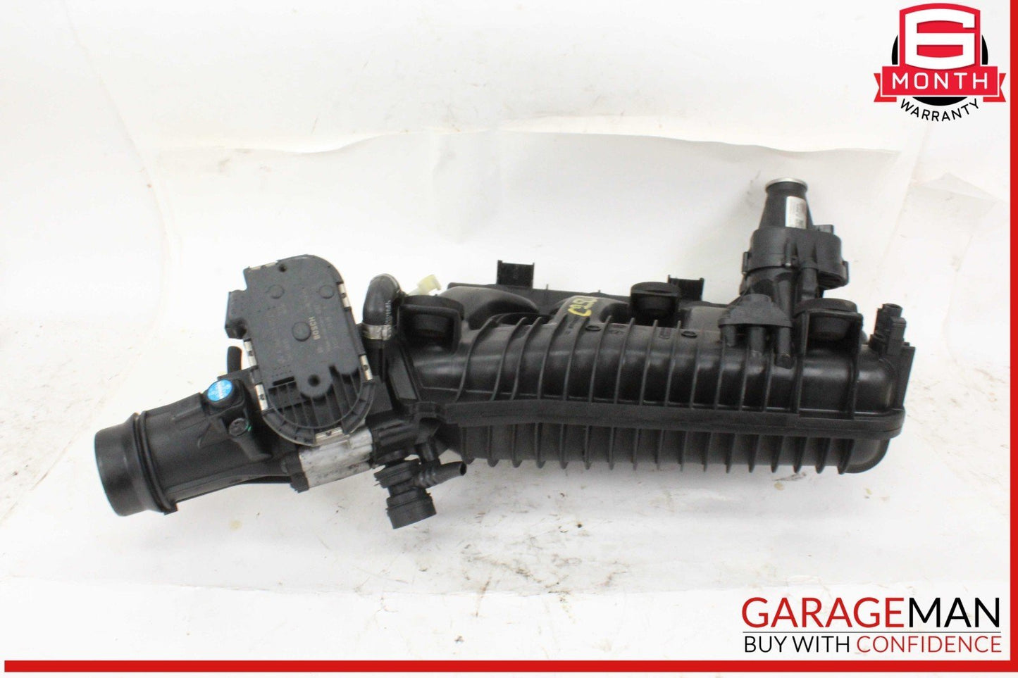 10-16 Mercedes W204 C250 Intake Manifold Assembly w/ Valve Motor & Throttle Body