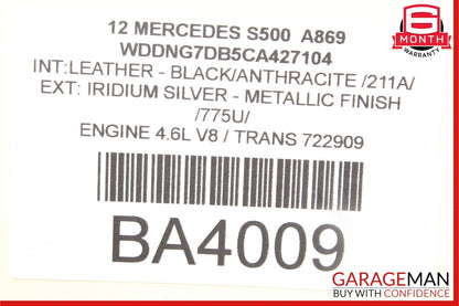 07-13 Mercedes S550 CL63 AMG Dash Suspension ESP Cluster Control Switch Module