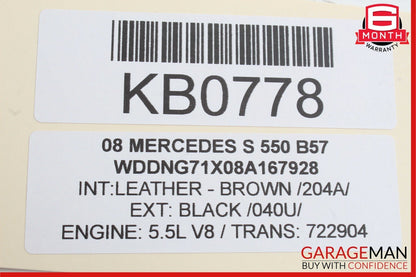 07-13 Mercedes W221 S550 CL550 Front Right Dash AC A/C Air Vent Trim Grill OEM