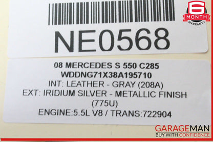 07-10 Mercedes W221 S550 S600 Keyless Go Control Module Unit 2218707392 OEM