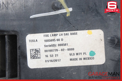 12-20 Tesla Model S Front Left Driver Side Fog Light Lamp OEM