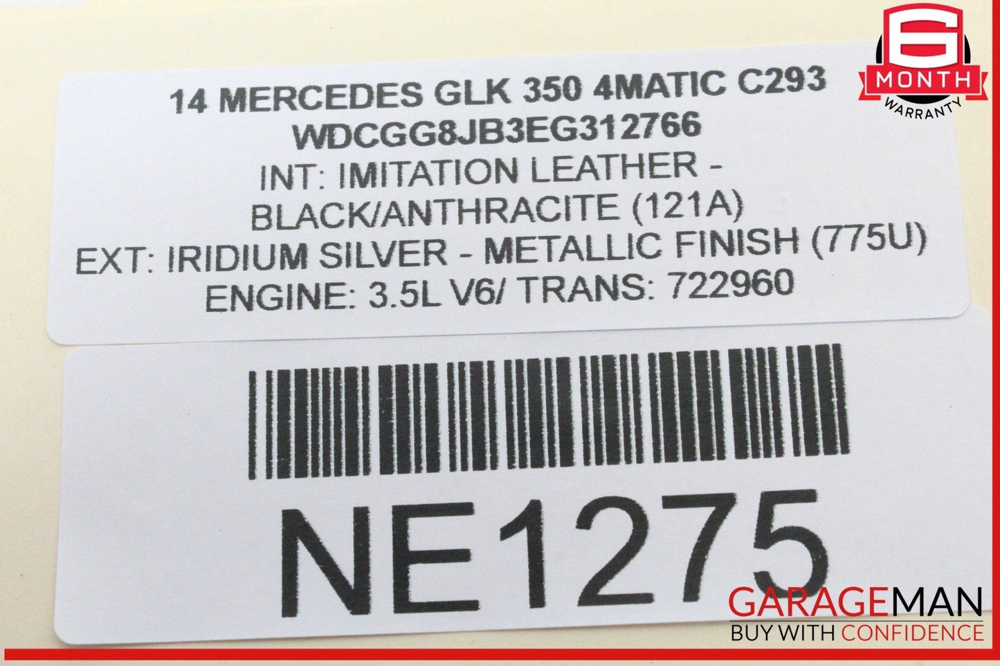 08-14 Mercedes X204 GLK350 4MATIC Front Right or Left Side Door Sound Speaker