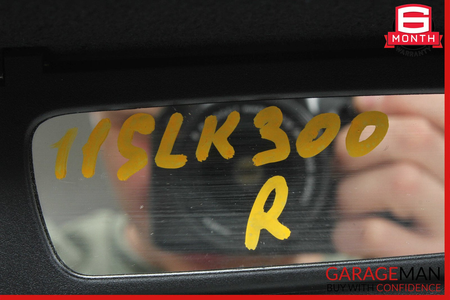 05-11 Mercedes R171 SLK300 SLK350 Sun Visor Sunvisor Shade Right Side Black OEM