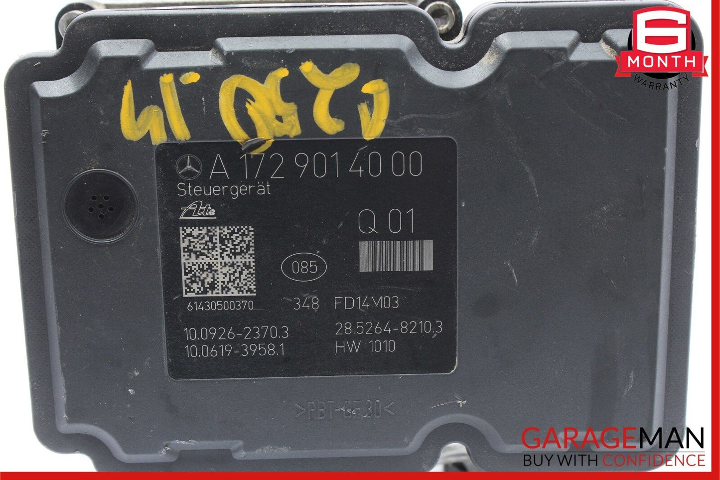 12-15 Mercedes W204 C250 SLK250 GLK350 ABS Anti Lock Pump Brake Module Unit