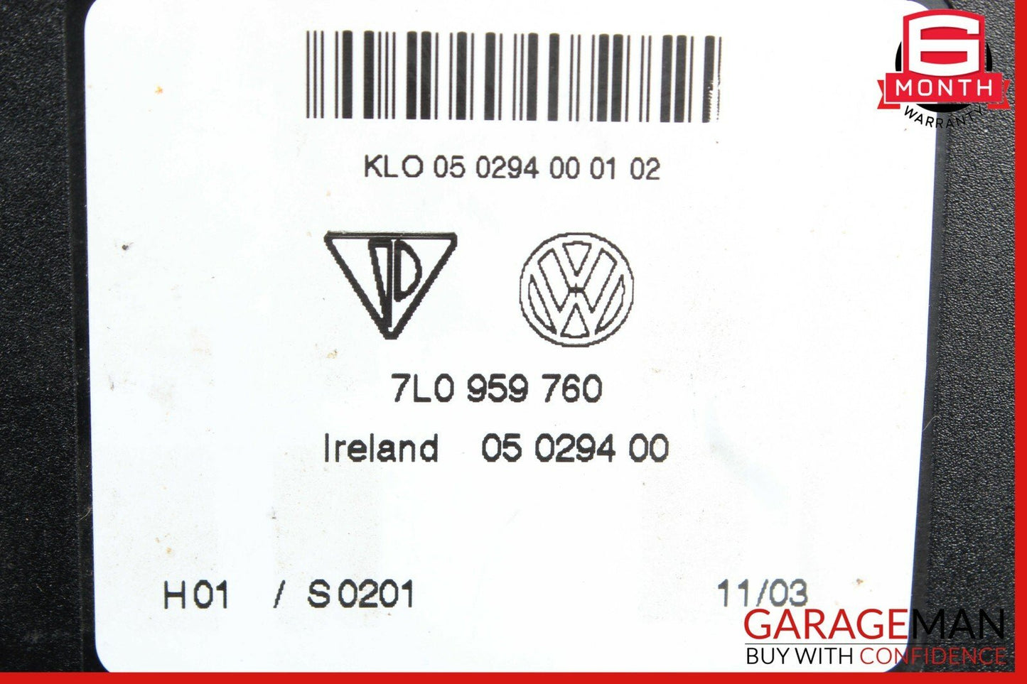 03-06 Porsche Cayenne 955 957 Front Right Seat Adjustment Memory Module