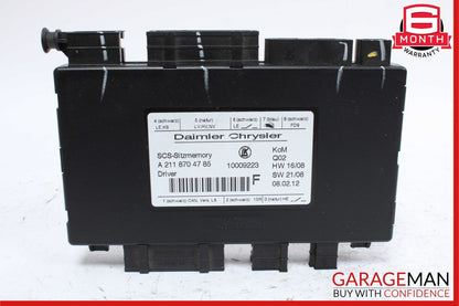 03-13 Mercedes X164 GL450 SLK280 Front Left Side Seat Control Module Unit OEM