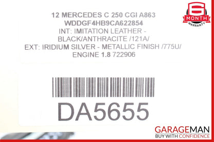08-17 Mercedes W204 C250 C300 E350 E550 Trunk Lid Latch Lock Actuator Assembly