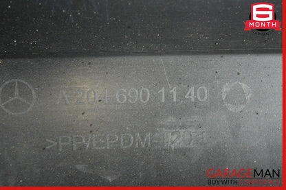 08-14 Mercedes W204 C250 AMG Sport Sedan Left Side Rocker Skirt Panel Black