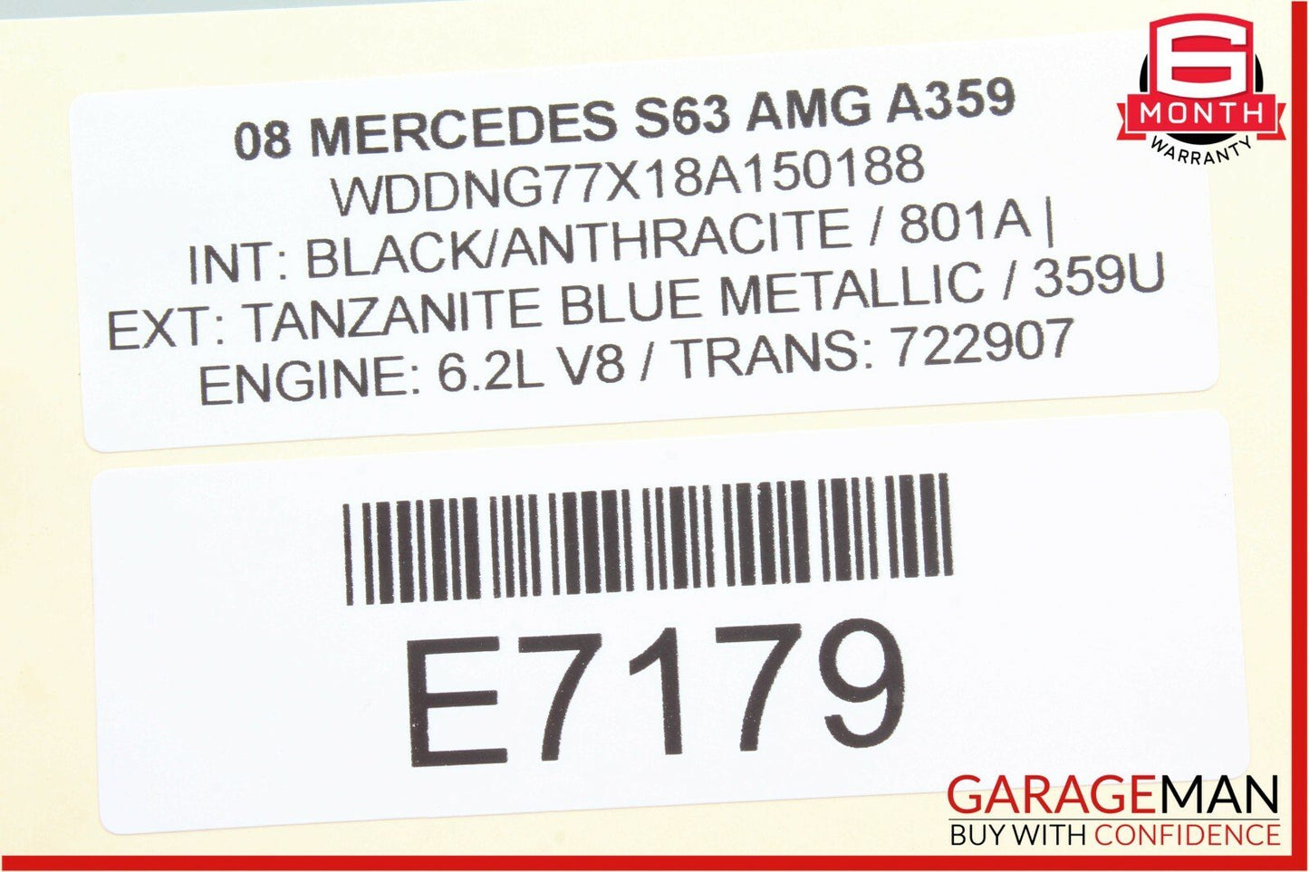 2007-2013 Mercedes-Benz S63 AMG S-Class W221 Roof Shark Fin Antenna Module 2218205775 Genuine