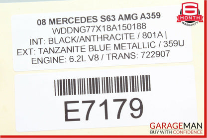 2007-2013 Mercedes-Benz S63 AMG S-Class W221 Roof Shark Fin Antenna Module 2218205775 Genuine