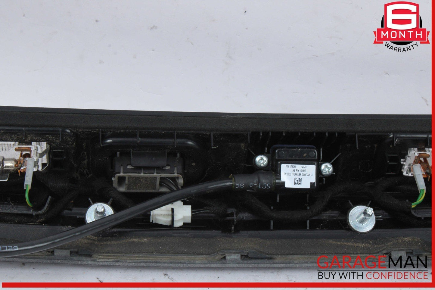 14-17 Maserati Ghibli Rear Trunk Lid Parking Camera Molding Panel Assembly OEM
