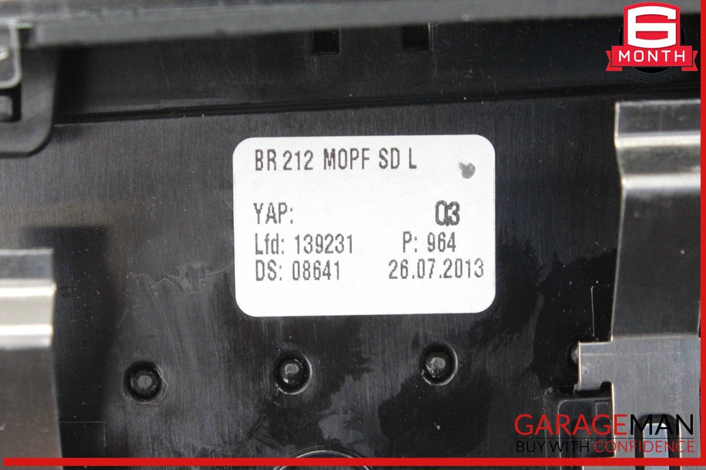 10-16 Mercedes W212 E350 E250 E550 Dashboard Dash AC A/C Air Vent LeftÂ Trim OEM