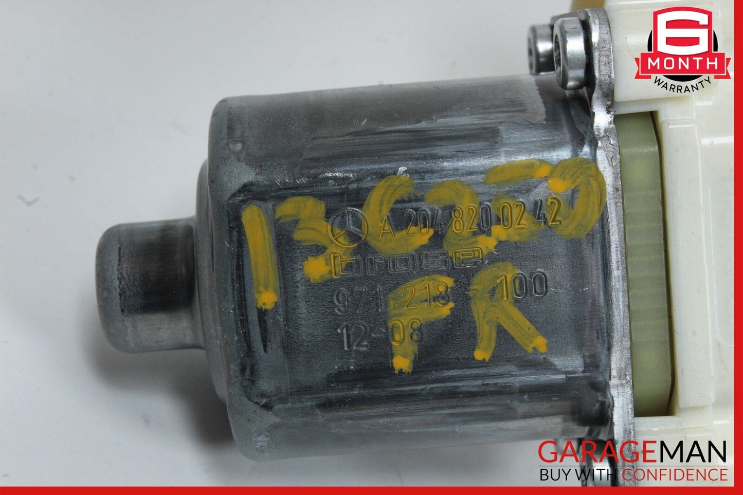 08-14 Mercedes W204 C250 Front Right Passenger Side Door Window Regulator Motor