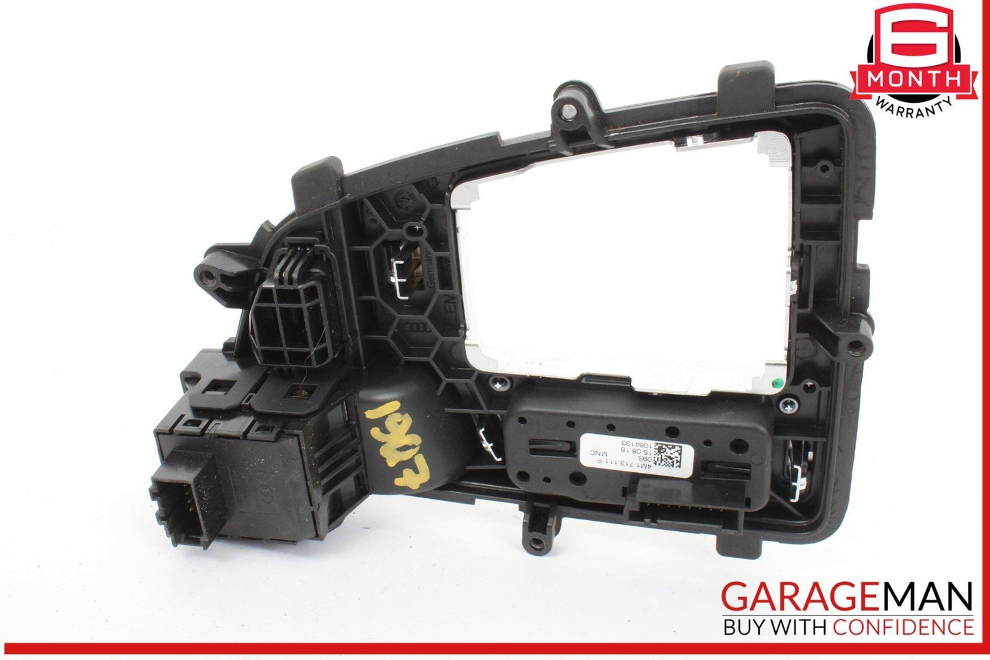 17-19 Audi Q7 Gear Shift Shifter Trim Cover Panel w/ Parking Brake Switch OEM