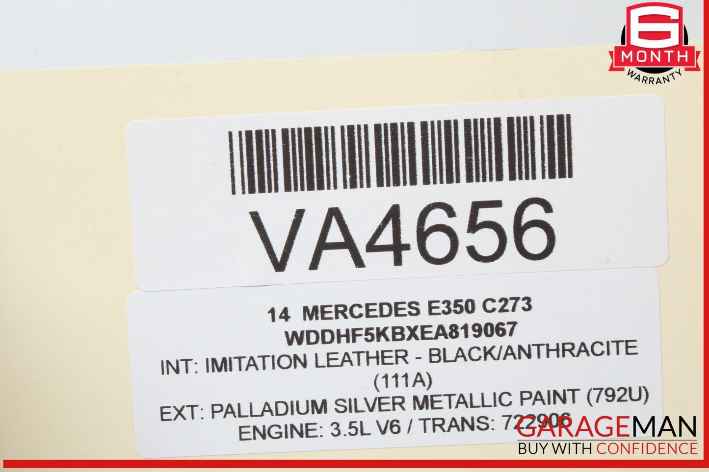 08-16 Mercedes W212 E350 E400 Rear Left Driver Side Window Regulator Motor OEM