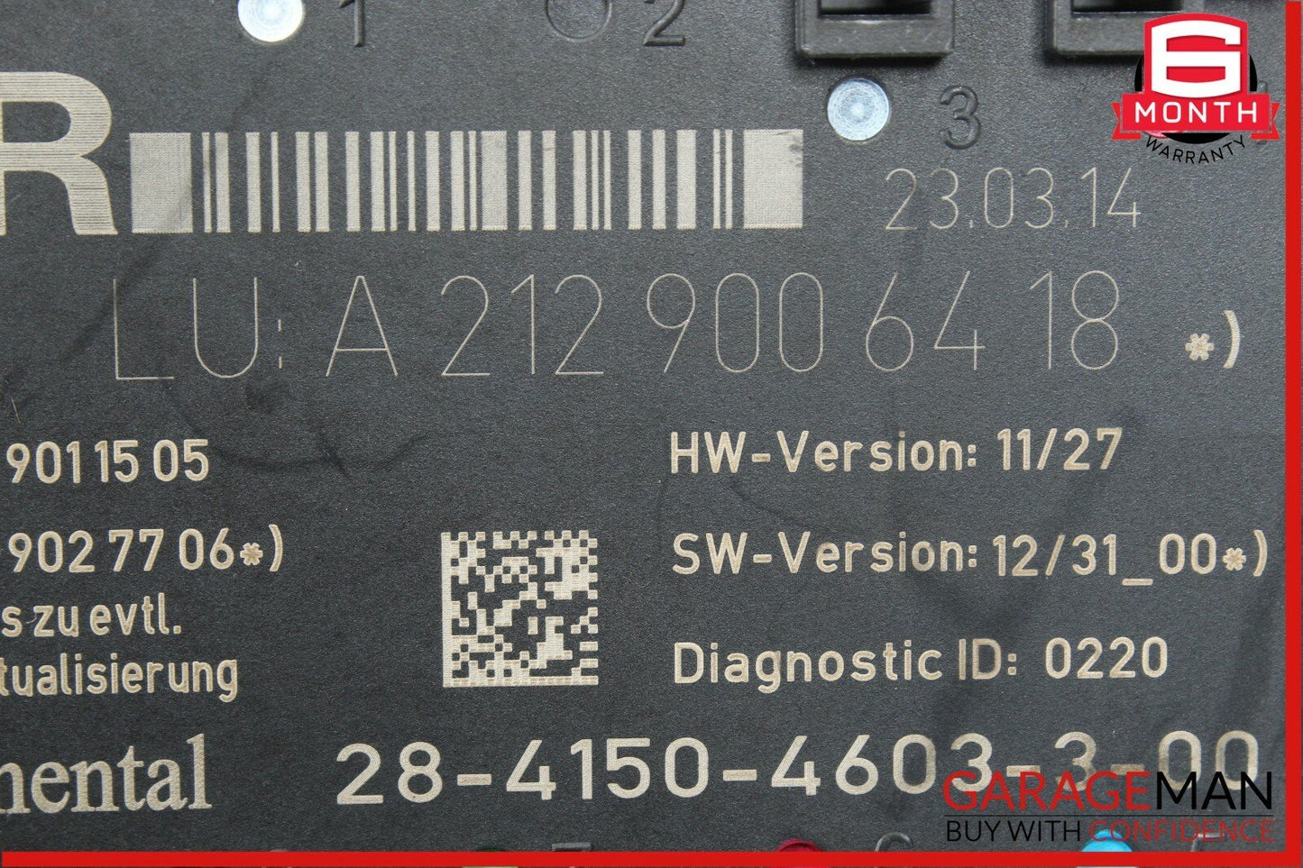 08-14 Mercedes W204 C250 C350 Front Right Side Door Control Module 2129006418