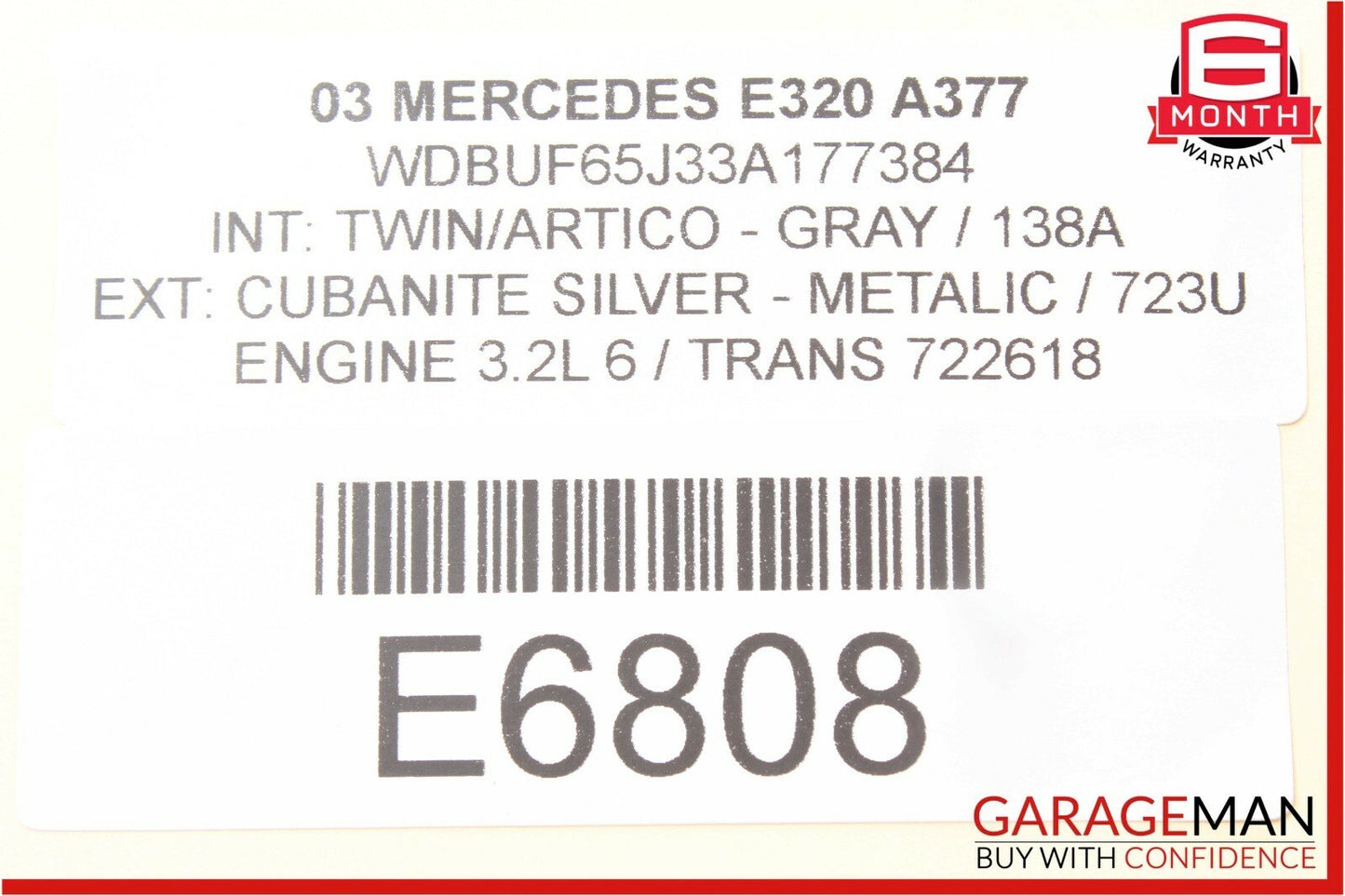 03-06 Mercedes W211 E55 AMG E320 Rear Right Passenger Door Control Module OEM