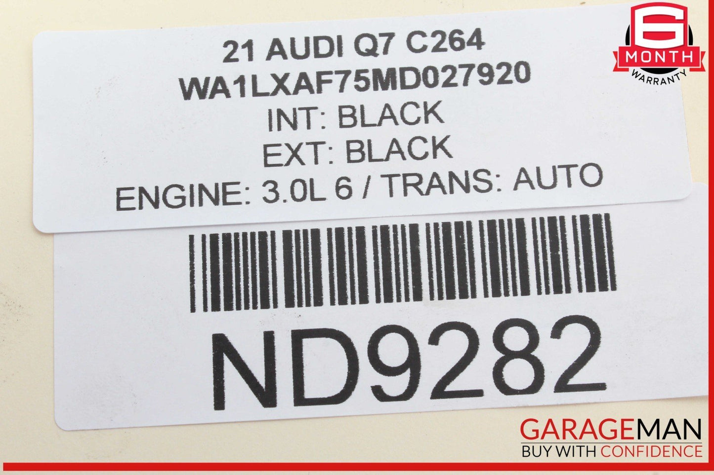 19-24 Audi Q7 Coolant Overflow Expansion Tank 4M0121403G OEM