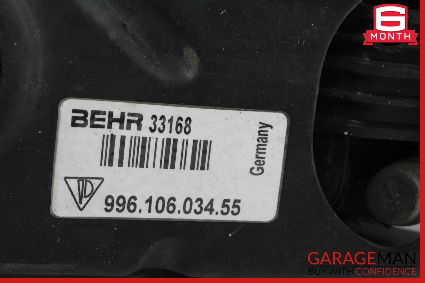 97-04 Porsche Boxster 986 S Right Side Engine Radiator AC A/C Condenser Fan Assy OEM