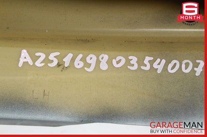 06-13 Mercedes W251 R350 Left Driver Side Rocker Skirt Molding Panel White