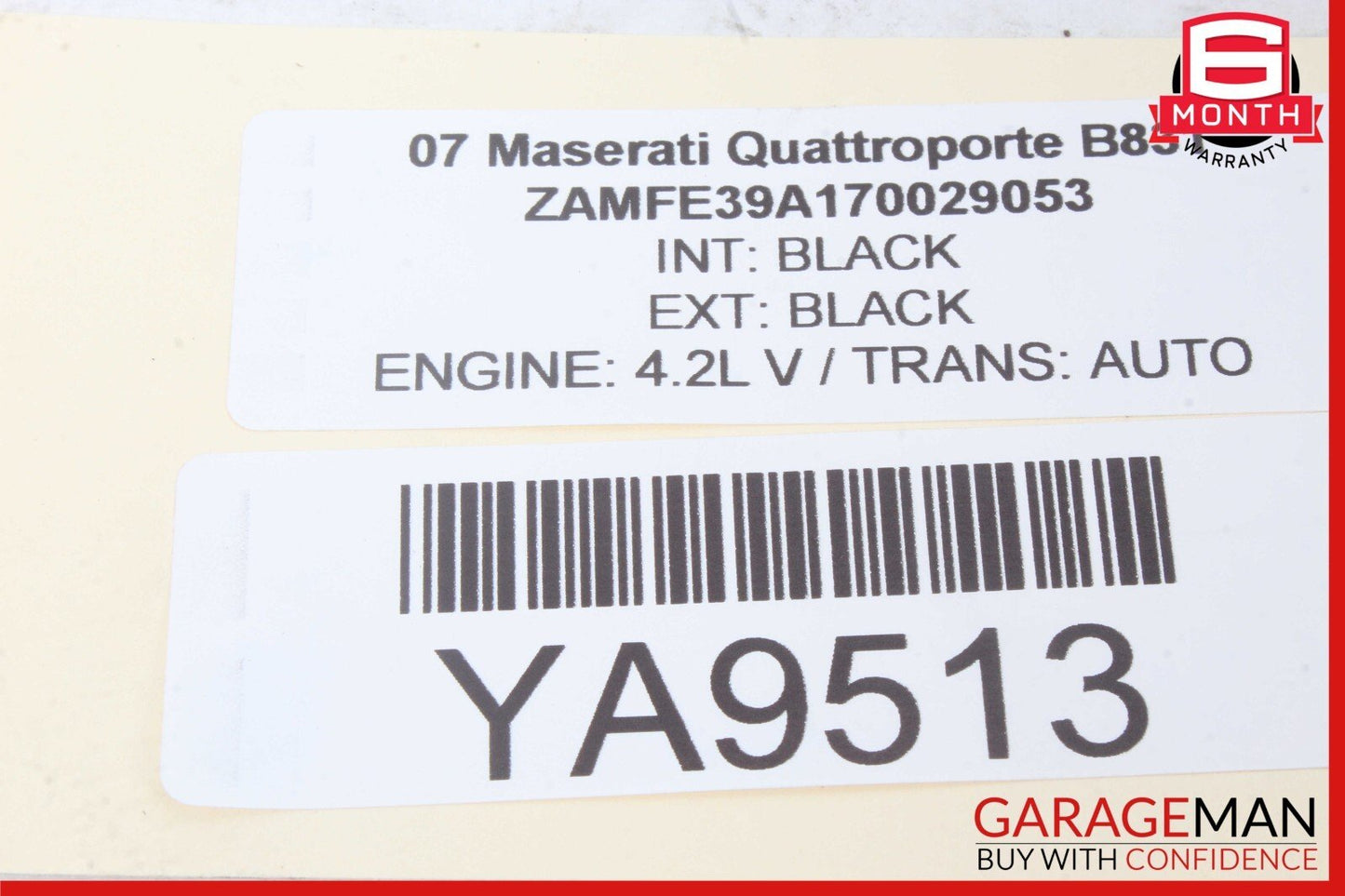 03-19 Maserati Quattroporte M139 Interior Overhead Dome Light Lamp OEM