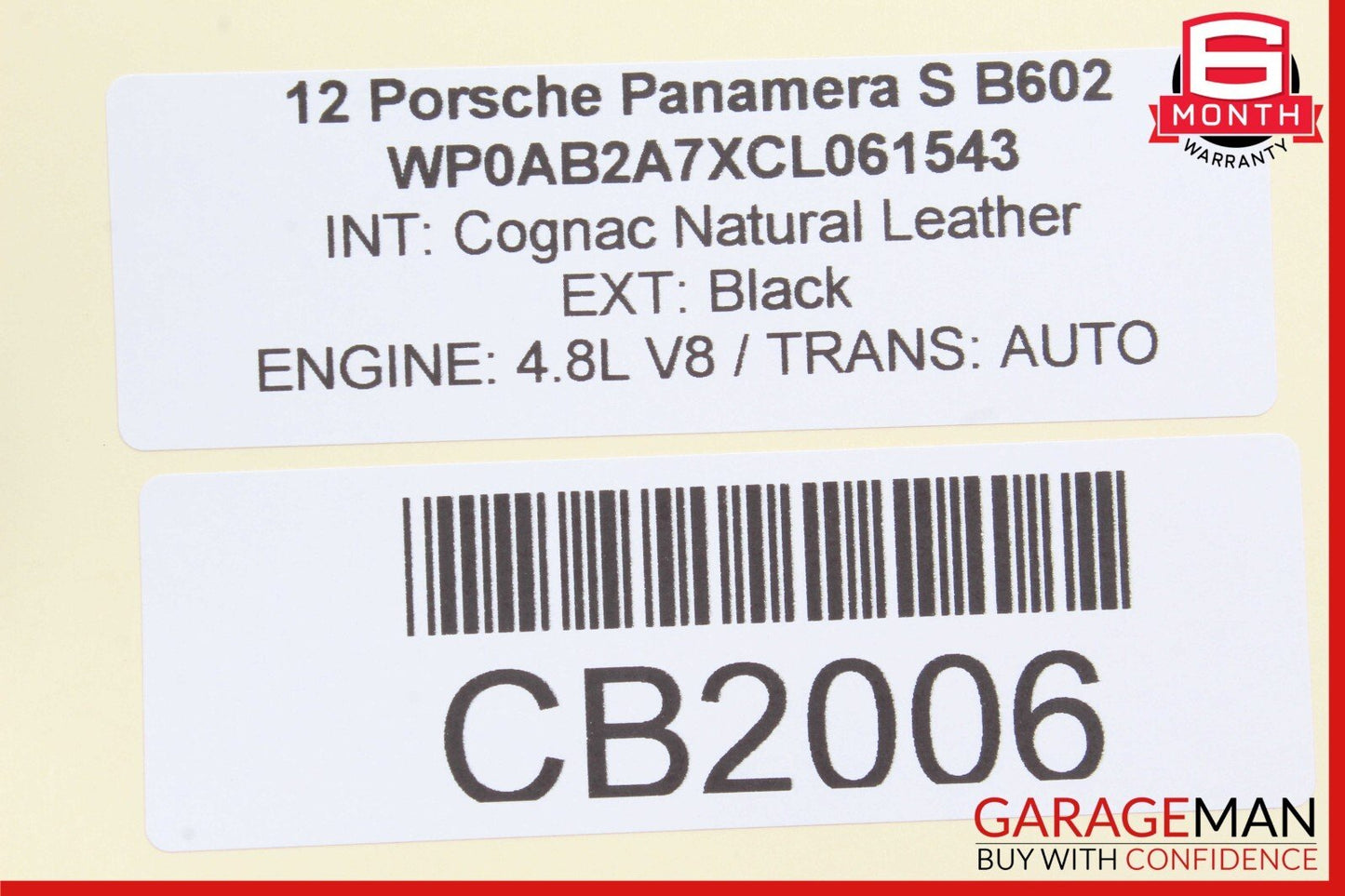 10-15 Porsche Panamera 970 Left Side Door Window Regulator Motor Unit